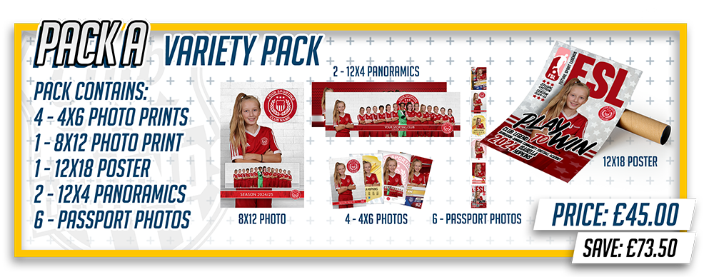 Pack A: Variety pack